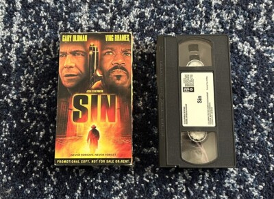 SIN (2002 VHS Tape) Gary Oldman, Ving Rhames