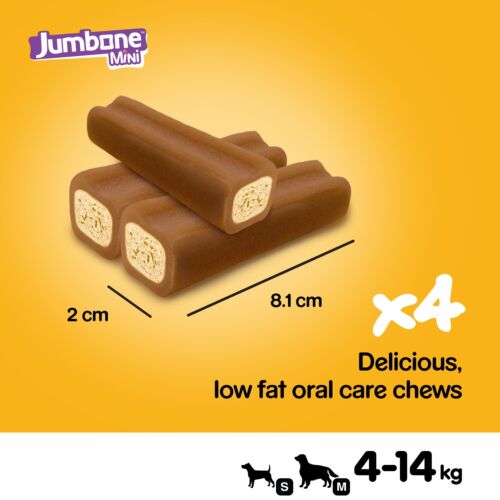 64 Pedigree Jumbone Mini Small Dog Treats Chicken & Lamb Dog Chews (8x160g) - Picture 6 of 10