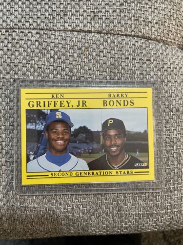 1991 Fleer Barry Bonds/ Ken Griffey #710 Baseball Card - Photo 1 sur 2