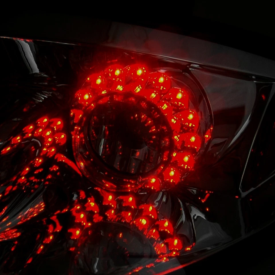 Tail Lights Fits 2006-2011 Mitsubishi Eclipse Clear LED Brake Lamps Left+Right - Image 3 of 4