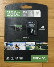 PNY Elite X MicroSDXC Flash Card 256GB