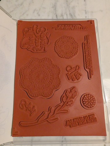 Stampin' Up Stamp Set Dear Doily With Doily Builder Big Shot Dies By Sizzix - Picture 3 of 4