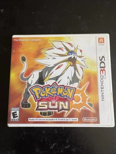 Pokémon Sun Nintendo 3DS Role Playing Game, Manual Included, Multiplayer