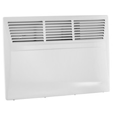 Manrose 1.5kW Panel Wall Heater with Programmable Timer LCD Display IP24 White