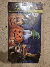 Magnetic MailBox Cover Wrap Mailwraps  Fall Halloween DOGS PUMPKINS NEW