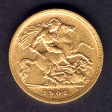 Australia. 1906 Sydney - Half Sovereign.. Part Lustre - VF/gVF