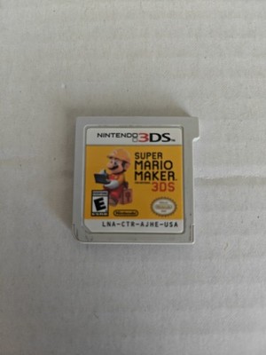 Super Mario Maker for 3DS (Nintendo 3DS, 2016) Cartridge Only