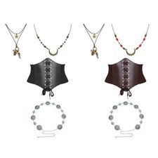 Pirate Costume Accessories for Women Captain Pirate Costume Medieval Corset
