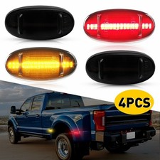 Fender Led Side Marker Lights Smoked 4pc For 2011-2022 Ford F250 F350 Dually Bed Fender Led Side Marker Lights Smoked 4pc For 2011-2022 Ford F250 F350 Dually Bed