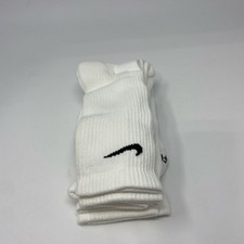 Nike Everyday Plus Lightweight Crew Socks 3-Pair White L 8-12