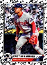 Kristian Campbell 2025 Topps All-Star Game Base Rookie Card #41 - Red Sox