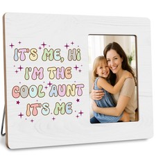 Aunt Picture Frame Auntie Gifts from Niece Nephew I'm the Cool Aunt Frames Fi...
