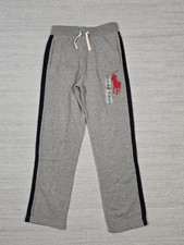 Polo Ralph Lauren Sweatpants Kids Sz S 8 Gray Big Pony Drawstring Pull-On
