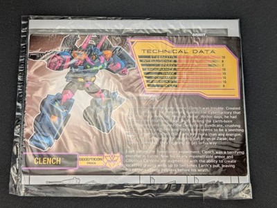 Transformers Botcon 2010 G2 Redux Clench Paperwork ONLY Timelines FunPub