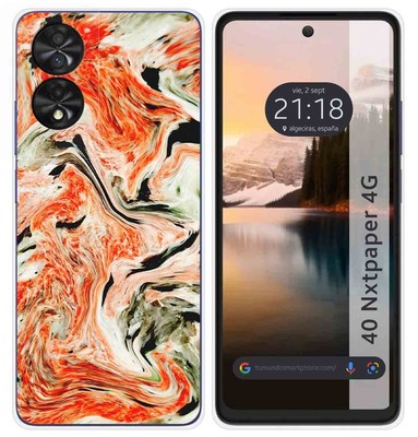 Custodia In Silicone Per TCL 40 NXTPAPER 5G Design Mattone 01 Disegni