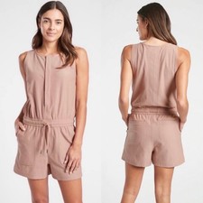 Athleta Farallon Romper Mocha Latte 981036 XS