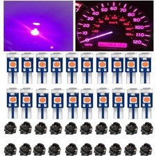 Led Bulb Dash Lights Super Purple Bright T5 74 37 Led Bulb With Twist Lock Sock