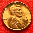 1948-P Lincoln Wheat Cent Penny GEM RED BU From an Original Bank Roll