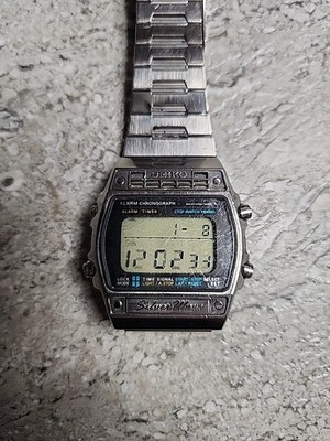 Vintage Seiko Silverwave A259-5090 Digital Alarm Chronograph