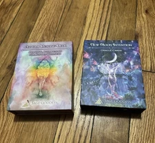 New Moon Intention Oracle Cards + Chakra Healing Deck By Sage Goddess
