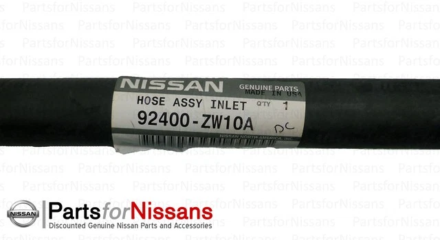 Conjunto de manguera de calefacción Armada original Nissan 2004-2015 entrada nuevo OEM Foto 4 de 4