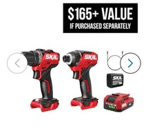 SKIL 12-volt 2-Tool Brushless Power Tool Combo Kit w/ Battery and Charger