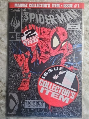 SPIDER-MAN #1 [Direct-Unpriced / $2 Polybagged Silver Ed.]- Aug 1990 - McFARLANE