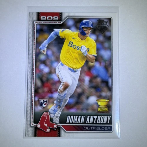 2026 Topps Series 1 Roman Anthony Companion Card Image Variation RC #189