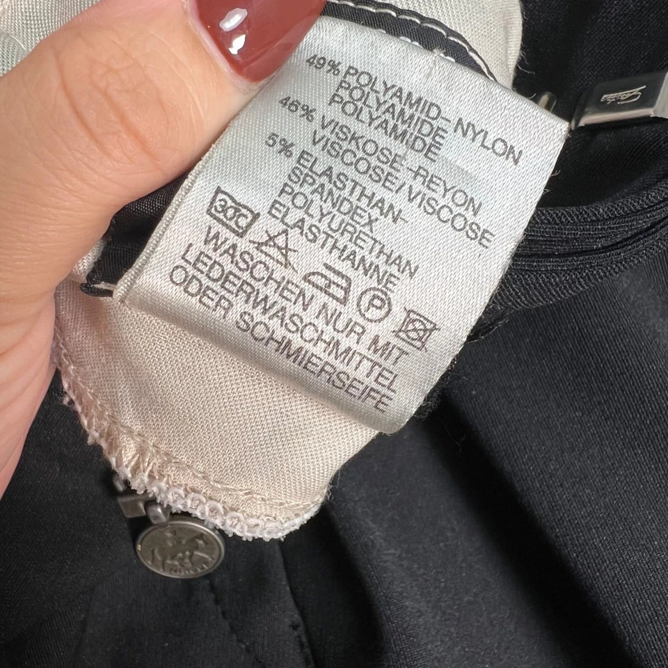 Pantalones de equitación elásticos Pikeur para mujer talla 28 negros Foto 4 de 4