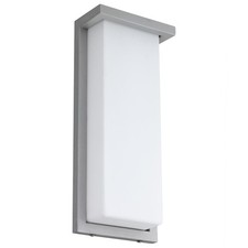 14" LED Wall Sconce Light Outdoor 3 CCT 20W 1100LM Opal Shade, Oil Rubbed Bronze