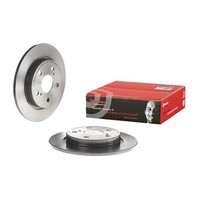 2X Brembo Bremsscheiben 270Mm Voll Hinten Passend FÜR Toyota Auris Corolla