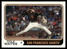 2023 Topps Heritage Cole Waites Rookie San Francisco Giants #258