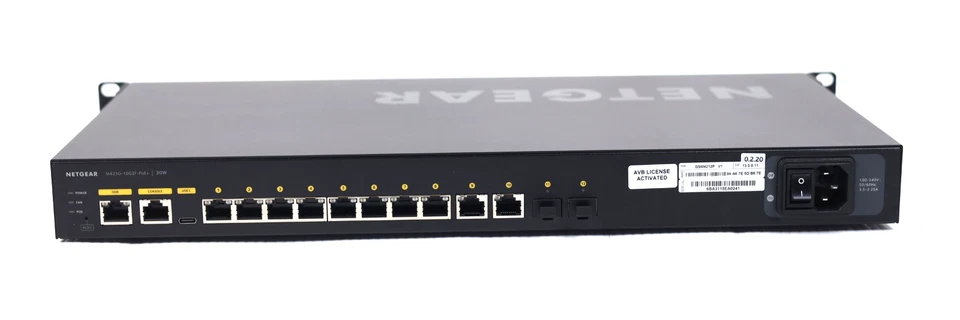 Netgear AV Line M4250-10G2F-POE+ 8x1G PoE+ Managed Switch u76 - Image 4 of 4