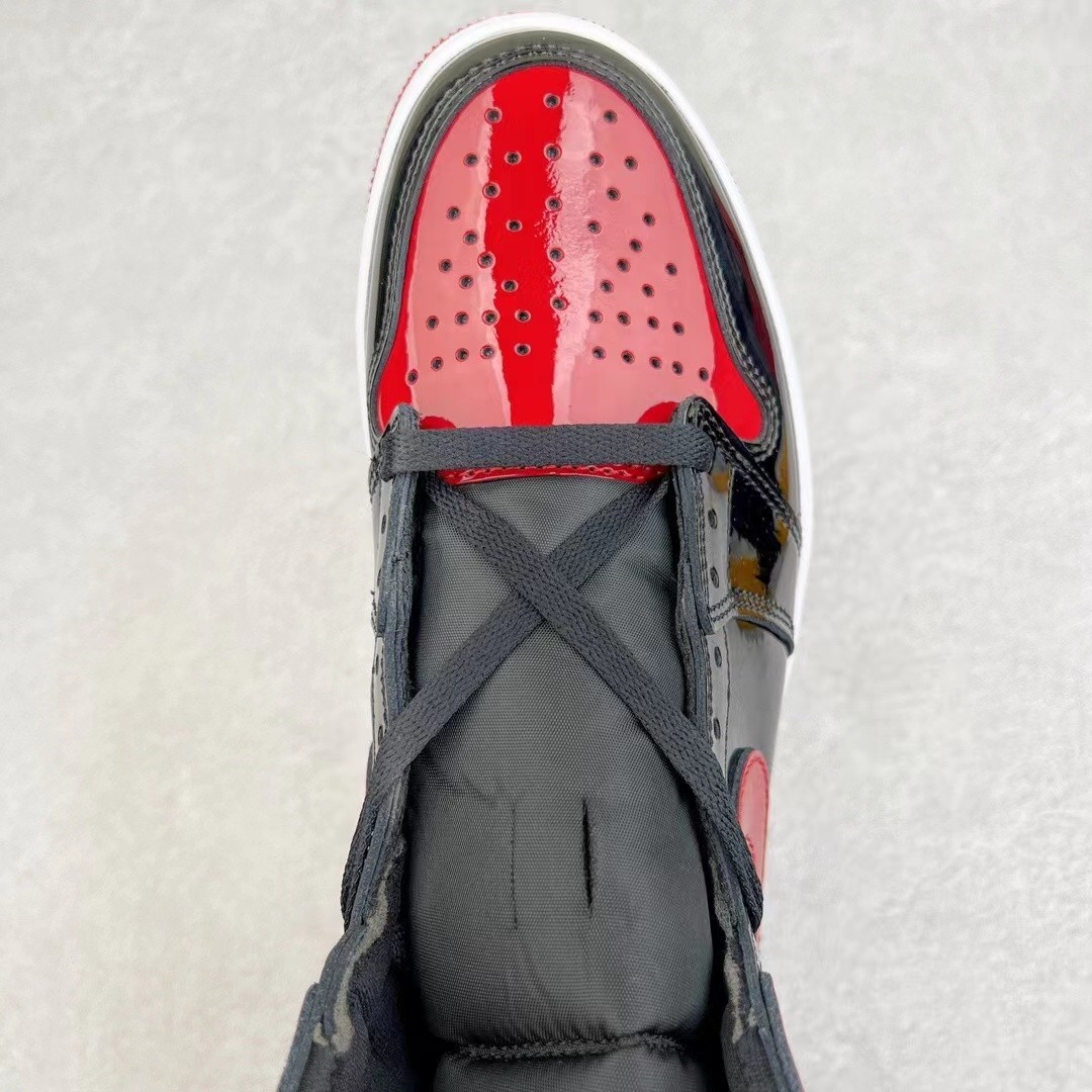 Size 7.5 - Jordan 1 Retro OG High Patent Bred for sale online | eBay
