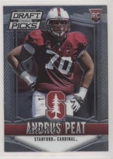 2015 Panini Prizm Collegiate Draft Picks Andrus Peat #152 7ka