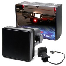 Smoked Lens 15-led Brake Light Trailer Hitch Cover Fit Towing Hauling 2 Size