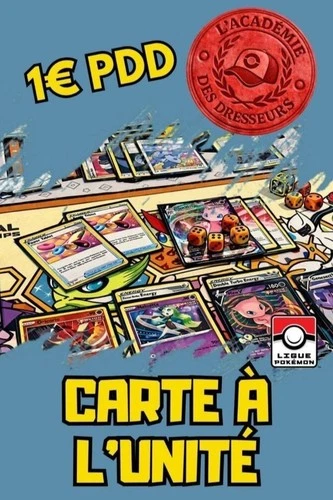 [Live Pokémon 1€PDD] Cartes Pokémon FR à l’unité | Stamps ligue & promos