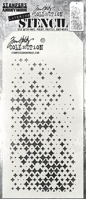 Tim Holtz Layering Stencil ~ SPARKLE FADE ~ THS188 ~ Stampers Anonymous