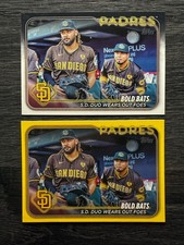 Fernando Tatis & Luis Arraez Bold Bats 2024 Topps Update Yellow & Base US88