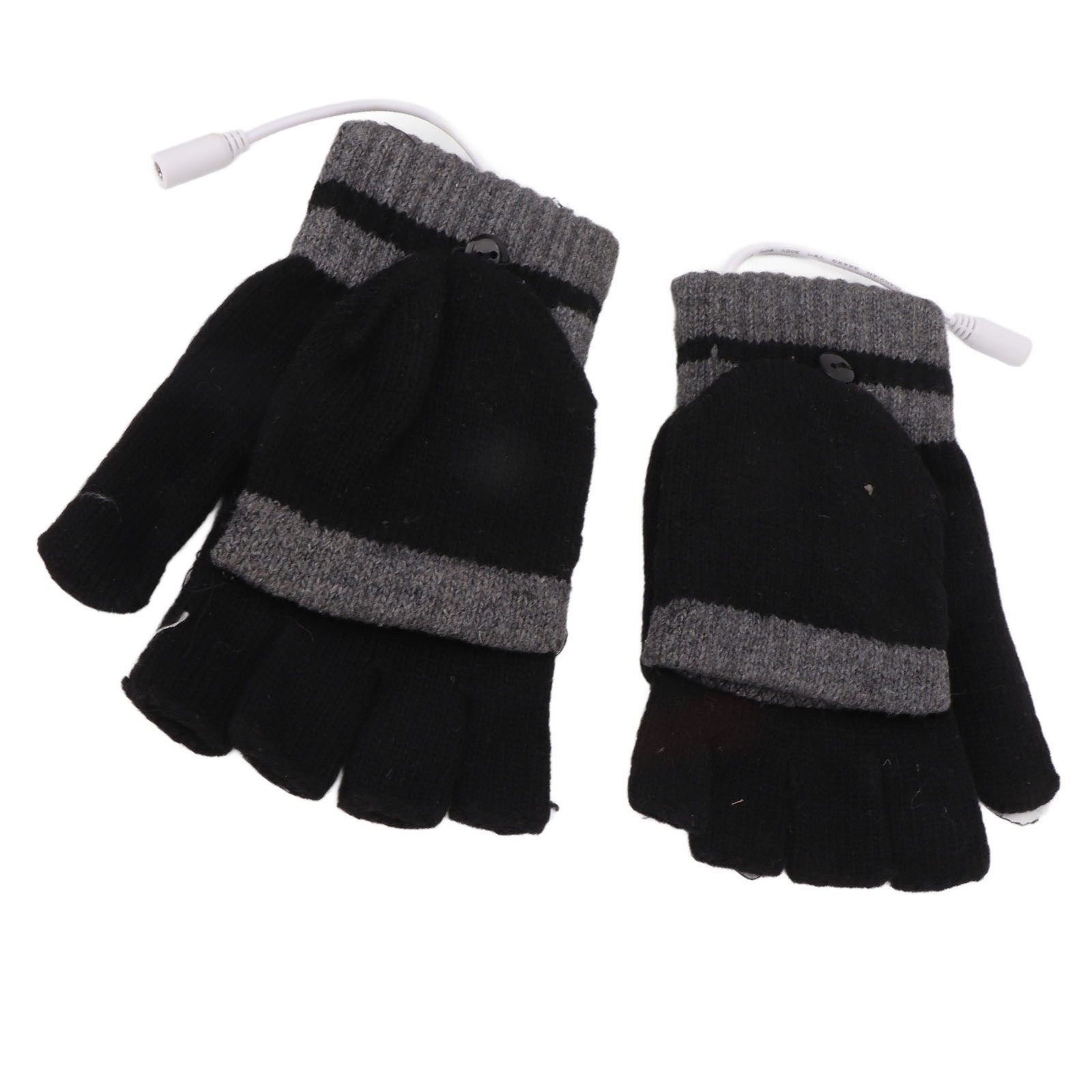 Full And Half Fingers Heating USB Fingerless Knitting Electric Laptop BLW