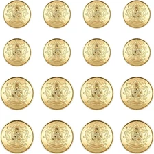 16PCS Buttons for Men's Blazers, Button Sewing Kit, Buttons for Clothes