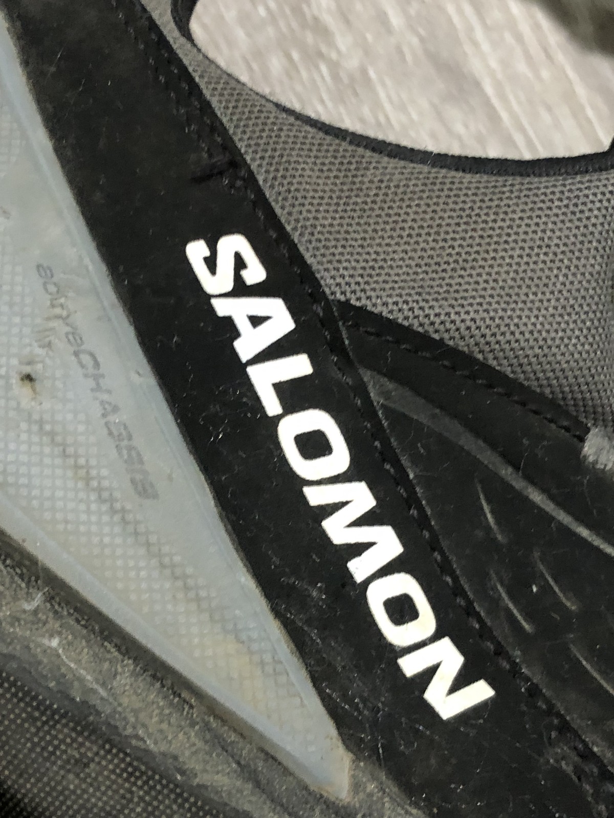 Scarpe Salomon Elixir GTX da uomo taglia 12 nere Gore Tex EnergyFOAM trail running