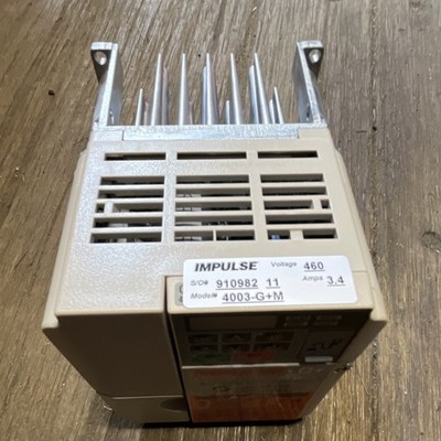 Magnetek Impulse G+ Mini 4003-G+M & Yaskawa CIMR-VU4A0004BAA 3-Phase 460V