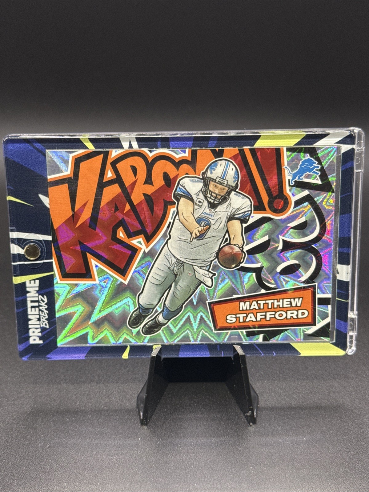 2022 Absolute Matthew Stafford KABOOM! Horizontal Case Hit SSP