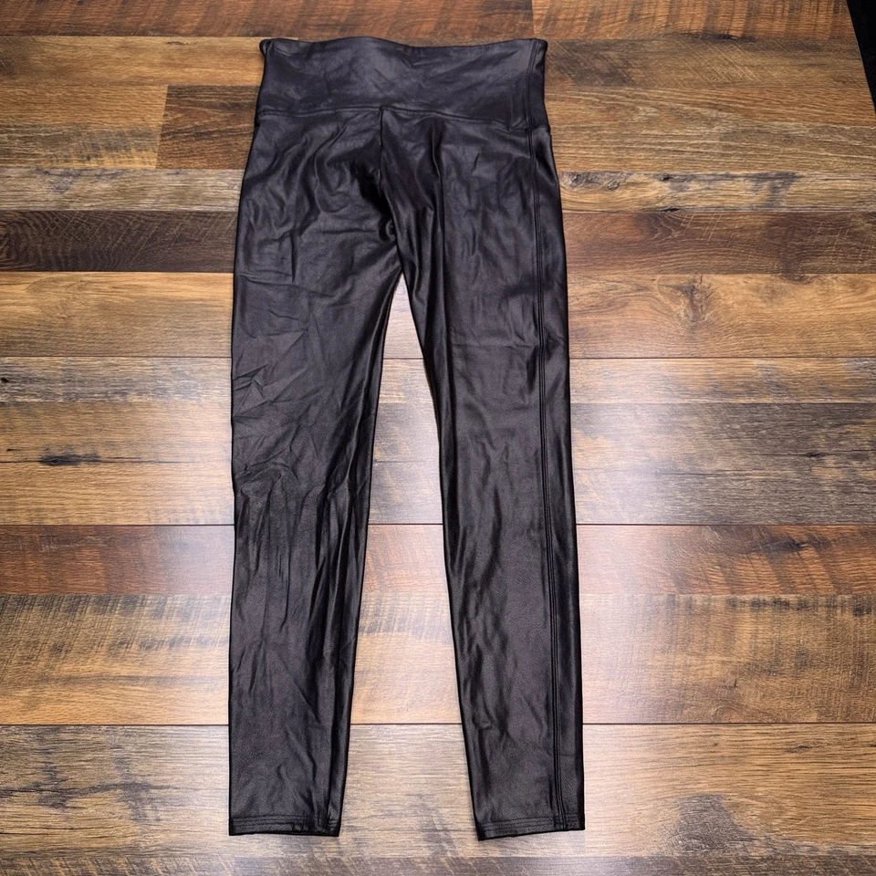 Leggings Spanx Imitación Cuero Mujer Extra Grandes Negros 2437 Nuevos  Foto 3 de 4