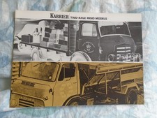 Karrier Two Axle Rigid Models Truck brochure Oct 1969 UK market 