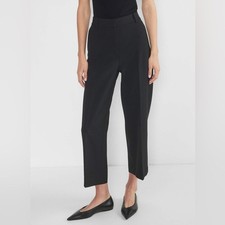 Babaton Women  s Black Agency Cropped Pants Size 4 EUC career workwear minimalist