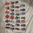 *Set of 30, * Collection of Marvel Mini Figurines  Marvel and DC 1 inch tall