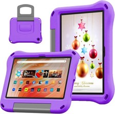 Case for 10in Tablet, Lightweight Shockproof Kid-Proof Cover with Handle Stand
