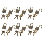 12 Sets Mini Padlock Storage Locks for Units Kids Treasure Chest